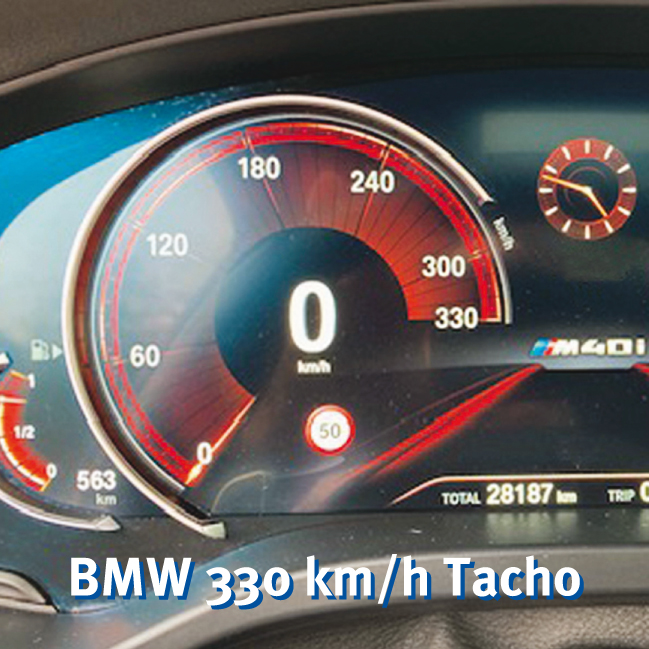 Bild BMW Tacho 330